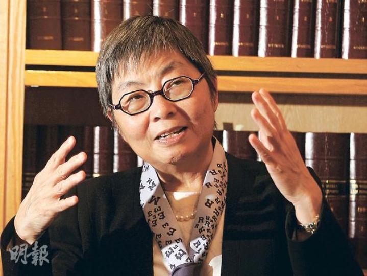 被視為「議事規則活字典」的前法律界議員吳靄儀指出,建制派粗暴收窄議員在財會的發言權,變相剝削立法機關制衡行政機關的能力,明顯已違反《基本法》精神。(劉焌陶攝) 被視為「議事規則活字典」的前法律界議員吳靄儀指出,建制派粗暴收窄議員在財會的發言權,變相剝削立法機關制衡行政機關的能力,明顯已違反《基本法》精神。(劉焌陶攝)