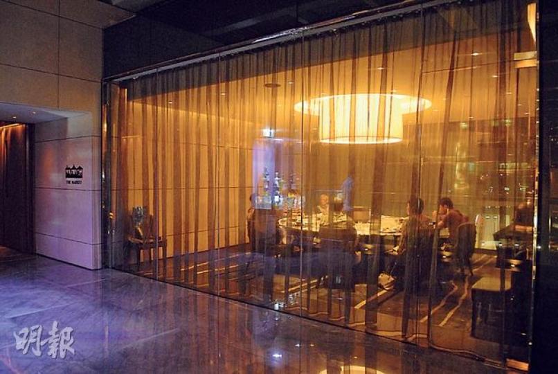 理大教學酒店Hotel ICON餐廳The Market早前有食客食物中毒,餐廳昨如常營業。(伍浦鋒攝) 理大教學酒店Hotel ICON餐廳The Market早前有食客食物中毒,餐廳昨如常營業。(伍浦鋒攝)