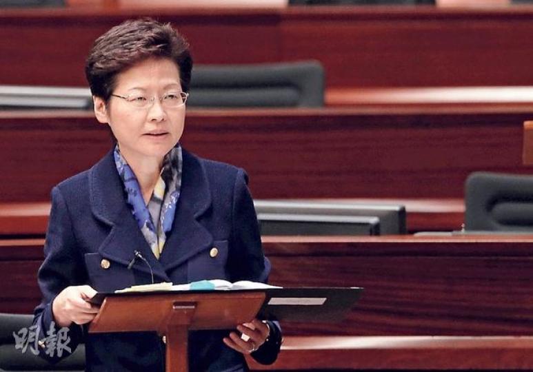 政務司長林鄭月娥強調,在不違反保密制及集體負責制原則下,尊重各行會成員表達意見自由。(李澤彤攝) 政務司長林鄭月娥強調,在不違反保密制及集體負責制原則下,尊重各行會成員表達意見自由。(李澤彤攝)