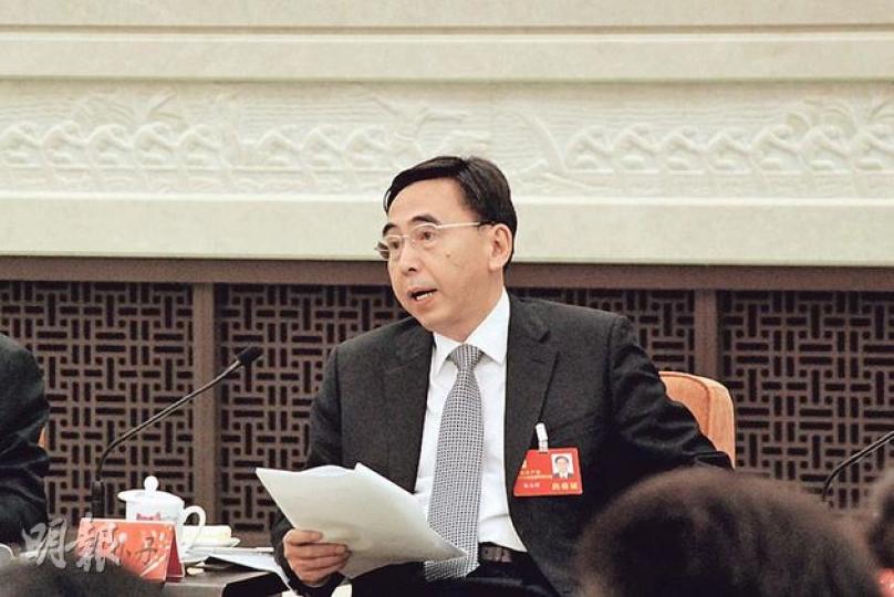 廣東省長朱小丹表示,抗拒粵港澳合作的是少數人。(明報記者攝) 廣東省長朱小丹表示,抗拒粵港澳合作的是少數人。(明報記者攝)