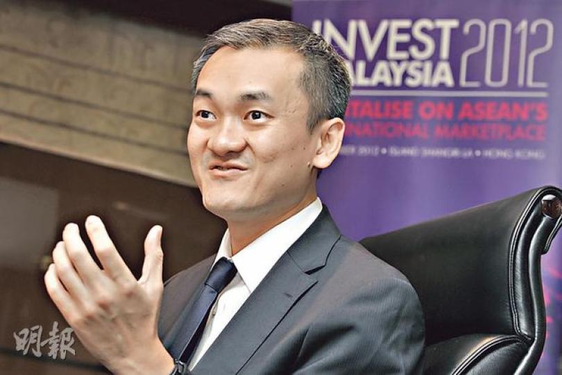 大馬興業銀行董事總經理甘志強稱,目前正為香港的僑豐證券找尋定位。(郭慶輝攝) 大馬興業銀行董事總經理甘志強稱,目前正為香港的僑豐證券找尋定位。(郭慶輝攝)