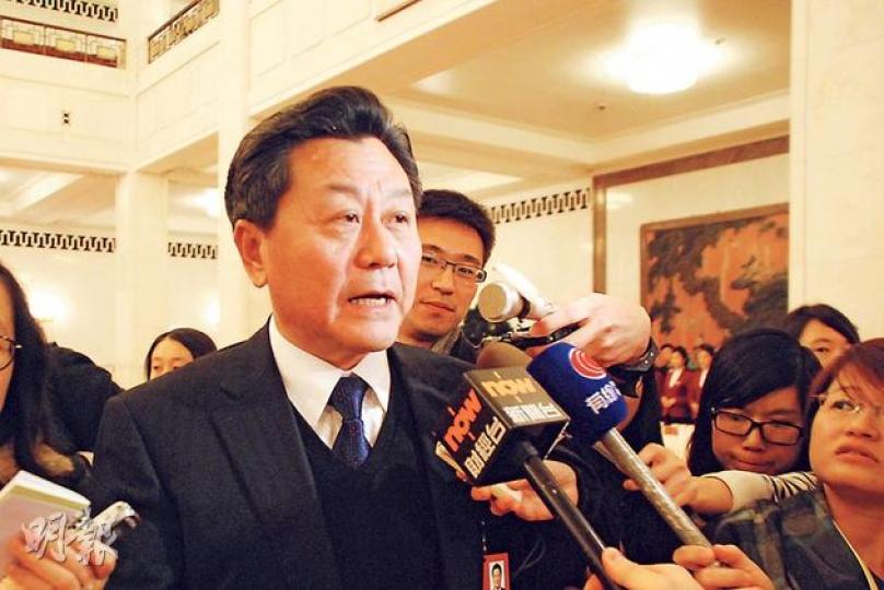 中聯辦副主任李剛否認將調任澳門的傳聞,稱自己很喜歡香港。(林迎攝)
中聯辦副主任李剛否認將調任澳門的傳聞,稱自己很喜歡香港。(林迎攝)