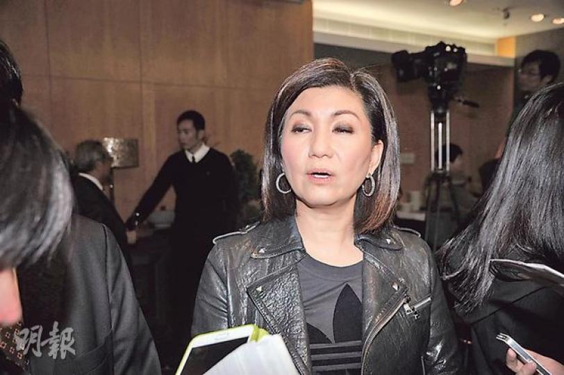 樂易玲承認張慧雯為配合警方調查,為免影響劇集進度,故新劇易角。(攝影/記者﹕陳釗) 樂易玲承認張慧雯為配合警方調查,為免影響劇集進度,故新劇易角。(攝影/記者﹕陳釗)