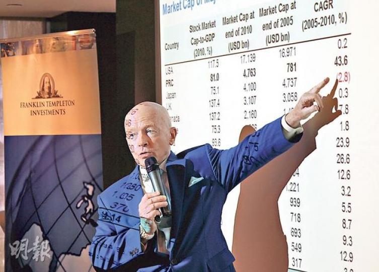 鄧普頓新興市場集團執行董事長麥樸思指出,「A股表現已差太久,不會永遠差下去,我們相信應該在它還沒太受歡迎時買入,現在正是好時機。」(林俊源攝) 鄧普頓新興市場集團執行董事長麥樸思指出,「A股表現已差太久,不會永遠差下去,我們相信應該在它還沒太受歡迎時買入,現在正是好時機。」(林俊源攝)