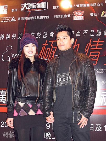 呂慧儀與老公黃文迪睇舞台劇。(攝影/記者:柯美) 呂慧儀與老公黃文迪睇舞台劇。(攝影/記者:柯美)