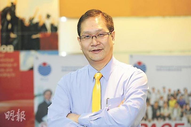 耀中社區學院校長蘇冠強稱,耀中作為新開辦的自資院校,對收生已感滿意,未來重點確保教學質素,該校現正申請開辦學士學位課程,為畢業生提供更多升學銜接。 (尹錦恩攝) 耀中社區學院校長蘇冠強稱,耀中作為新開辦的自資院校,對收生已感滿意,未來重點確保教學質素,該校現正申請開辦學士學位課程,為畢業生提供更多升學銜接。 (尹錦恩攝)