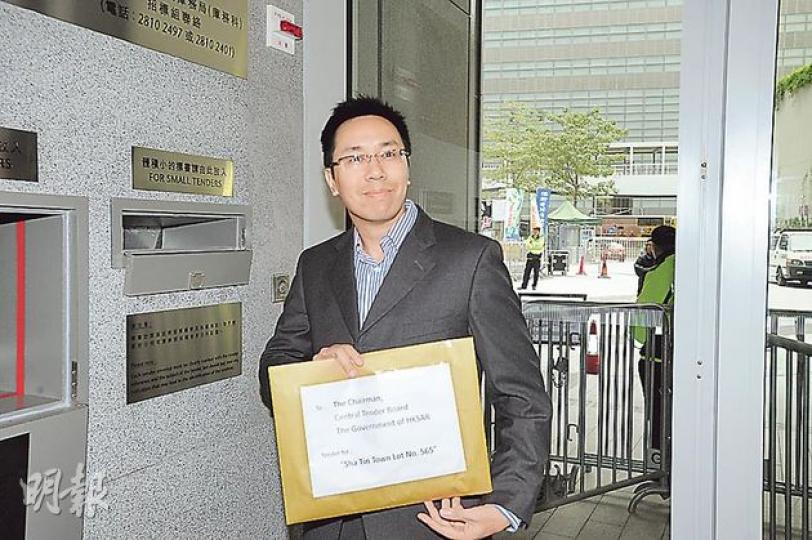 東南亞基金A&F Capital Management執行董事合伙人李英豪表示,基金入標競投沙田九肚豪宅地,長遠看好本港地產市場。(尹錦恩攝) 東南亞基金A&F Capital Management執行董事合伙人李英豪表示,基金入標競投沙田九肚豪宅地,長遠看好本港地產市場。(尹錦恩攝)