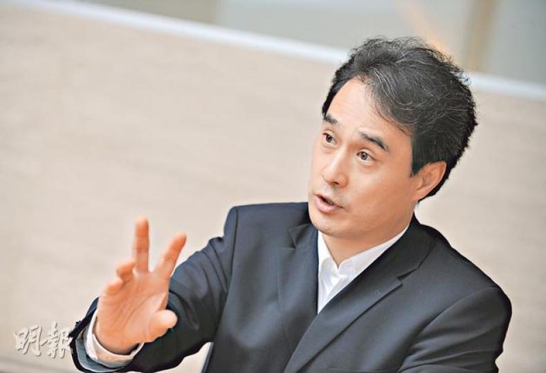 金珍君盛讚鄧小平(下圖)是「中國的英雄」,聲言如今自己主導的企業轉型與偉人的改革精神一脈相通。(盧翊銘攝) 金珍君盛讚鄧小平(下圖)是「中國的英雄」,聲言如今自己主導的企業轉型與偉人的改革精神一脈相通。(盧翊銘攝)