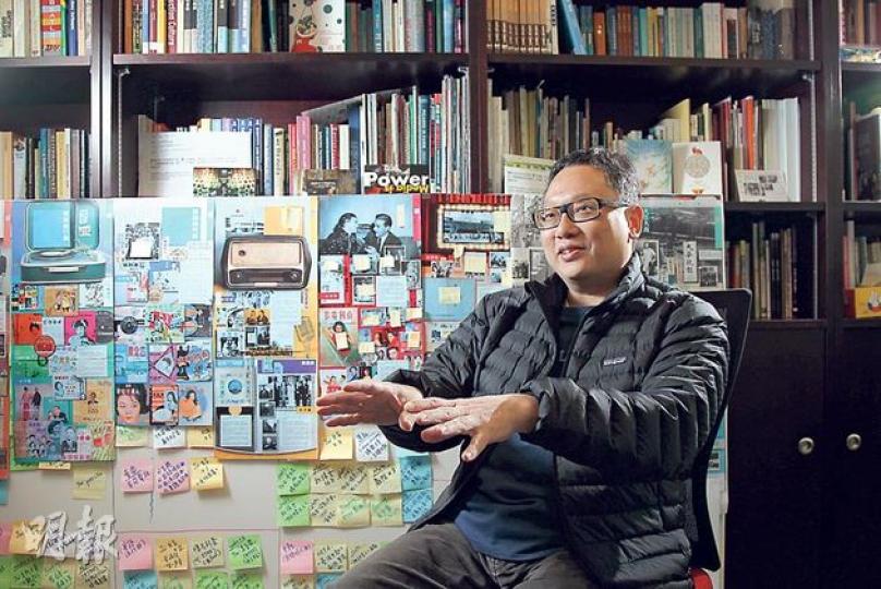 港大社會學系教授梁款(林俊源攝) 港大社會學系教授梁款(林俊源攝)
