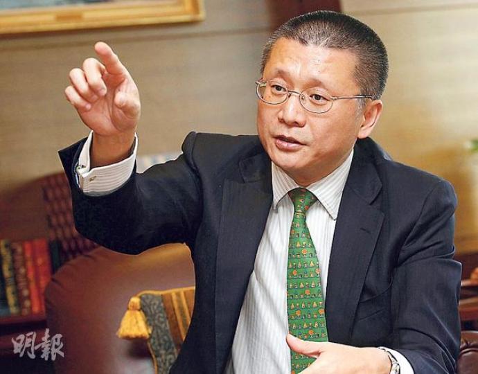 麗新國際副主席周福安稱,麗新系公司仍然有空間增加借貸。(李紹昌攝) 麗新國際副主席周福安稱,麗新系公司仍然有空間增加借貸。(李紹昌攝)