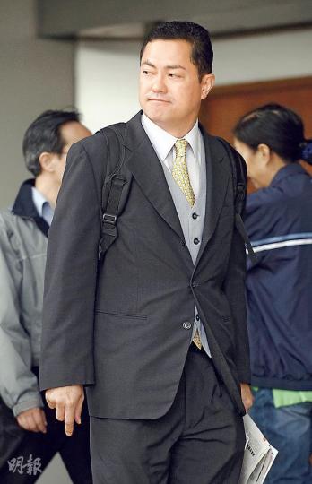 被告黃冠豪（圖）被質疑受賄，他卻指辰田食棧以其名義請內地人食飯。（余卓善攝）