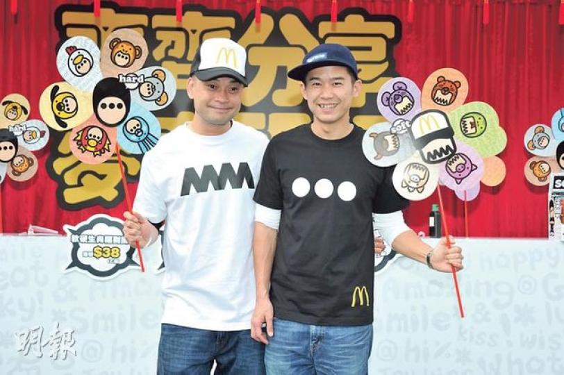 葛民輝(左)與林海峰(右)新春在香港照常工作度過。(攝影:孫華中) 葛民輝(左)與林海峰(右)新春在香港照常工作度過。(攝影:孫華中)