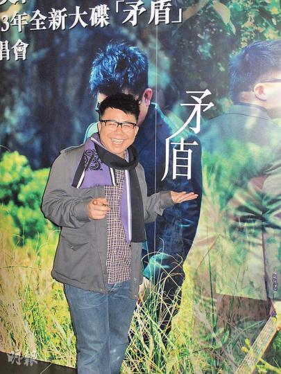 陳奐仁放完新年假期後有排忙。(攝影/記者:楊安莉) 陳奐仁放完新年假期後有排忙。(攝影/記者:楊安莉)