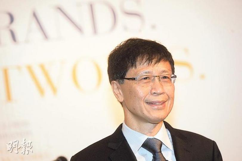高級男裝零售集團利邦董事總經理王日明說，內地今年春節銷情還可以，但並不是顯著的復蘇，因此今年的開店步伐將與去年相同。（葉思雅攝）