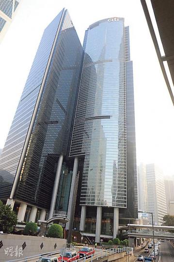 產業署標售中環花旗銀行大廈低層逾6萬方呎樓面，市場料物業市值約16.58億元，為近年產業署最大型商廈標售項目。（劉焌陶攝）是次招標的樓面原作立法會秘書處辦公室用途，目前辦公室已遷往立法會綜合大樓，料物業易手後將可釋出供市場租用。（劉焌陶攝）
