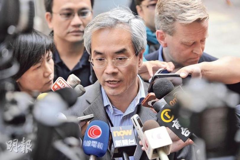 接手24小時內偵破逆子涉殺害父母及碎屍案的港島總區刑事總部高級警司馬志堅，曾經負責調查多宗棘手大案，包括警員梁成恩遭槍殺的案件。（葉家豪攝）