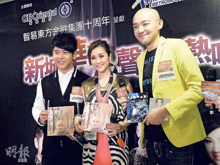 許廷鏗(左起)與謝安琪大讚李代沫唱功厲害。(攝影/記者:楊安莉) 許廷鏗(左起)與謝安琪大讚李代沫唱功厲害。(攝影/記者:楊安莉)