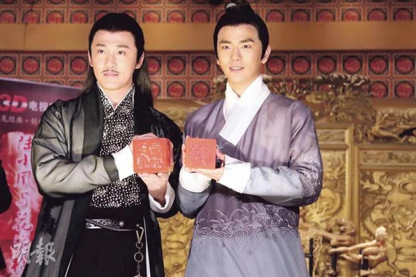 林峯(左)與張曉龍(右)合作拍劇,默契十足。(攝影/記者:葉靜文) 林峯(左)與張曉龍(右)合作拍劇,默契十足。(攝影/記者:葉靜文)