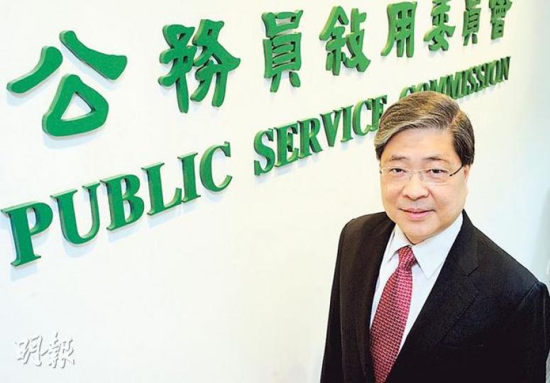 獲延任一年的公務員敍用委員會主席吳榮奎表示,該委員會掌握公務員的升遷及紀律大權,絕對不能政治化。(尹錦恩攝) 獲延任一年的公務員敍用委員會主席吳榮奎表示,該委員會掌握公務員的升遷及紀律大權,絕對不能政治化。(尹錦恩攝)