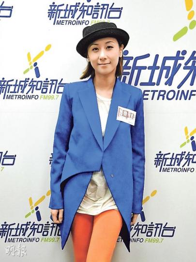 泳兒預告新歌《通電》MV會有性感演出。(攝影/記者﹕鍾一虹) 泳兒預告新歌《通電》MV會有性感演出。(攝影/記者﹕鍾一虹)