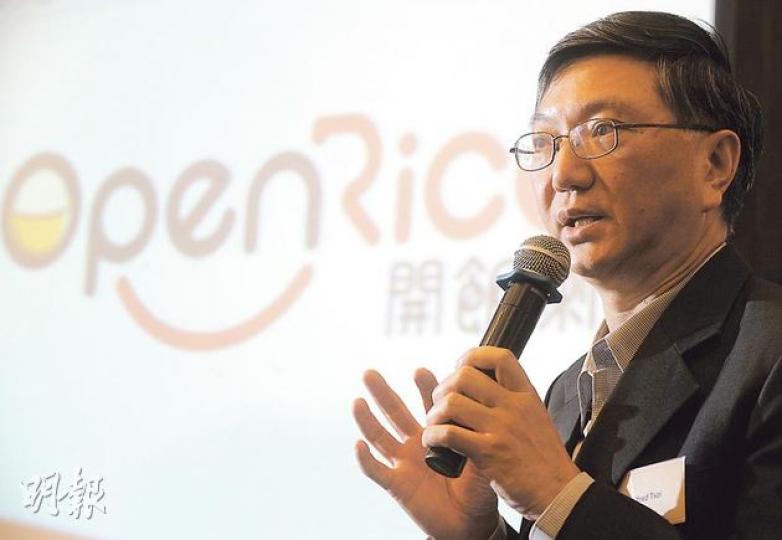 JDB行政總裁蔡寶德說，OpenRice目前「極之賺錢」，惟未有透露具體數字，亦不評論會否上市。（劉焌陶攝）