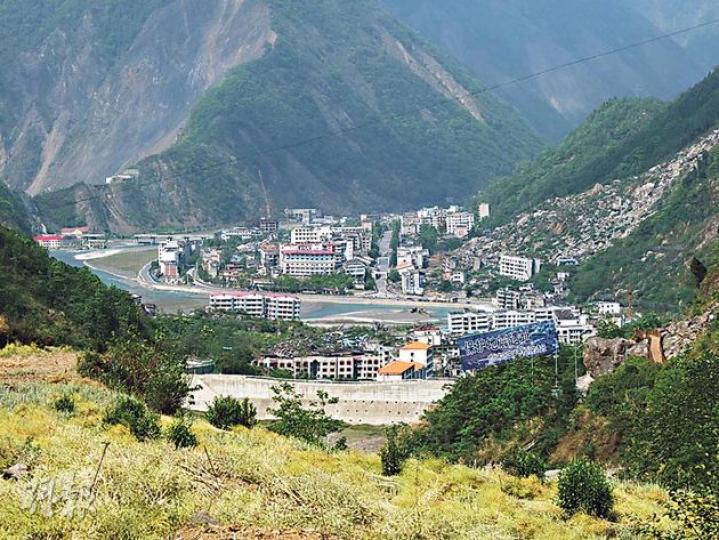 北川老縣城地震遺址（明報記者攝）