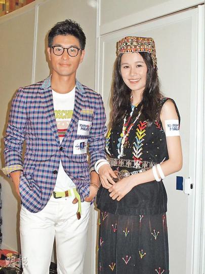 陳展鵬笑言黃翠如非常捱得,能討得男士歡心。(攝影/記者:李潔盈) 陳展鵬笑言黃翠如非常捱得,能討得男士歡心。(攝影/記者:李潔盈)