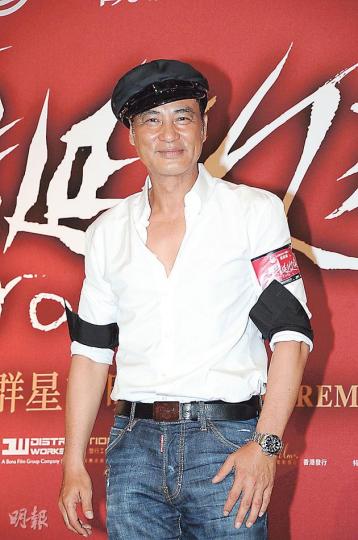 任達華經常做運動保持健康體魄。(攝影:鍾偉茵) 任達華經常做運動保持健康體魄。(攝影:鍾偉茵)