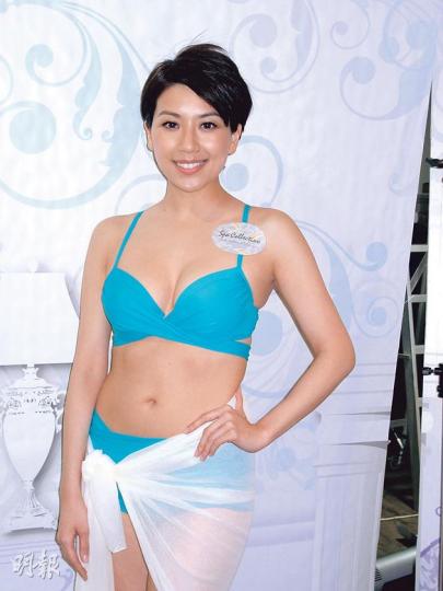 黃智雯接陳靜棒做代言人，毋懼被比較。（攝影/記者：唐嘉晞）