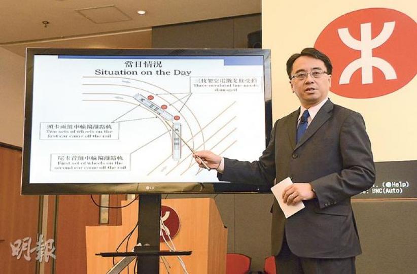 港鐵車務總監金澤培 (陳淑安攝) 港鐵車務總監金澤培 (陳淑安攝)