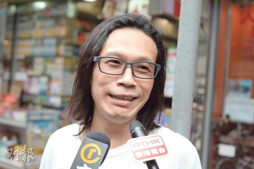 社運人士楊匡(圖)噚日尷尬咁話未婚妻劉沙沙食咗「詐糊」,其實未有懷孕。(盧翊銘攝) 社運人士楊匡(圖)噚日尷尬咁話未婚妻劉沙沙食咗「詐糊」,其實未有懷孕。(盧翊銘攝)