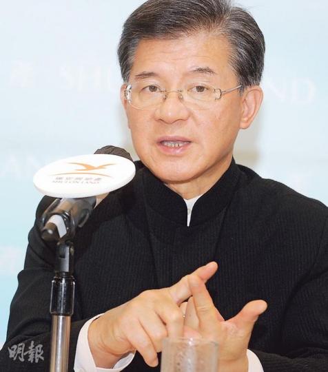 瑞安房地產主席羅康瑞表示,該集團期望到2015年時,將負債比重由目前的65%,降至50%水平。(劉焌陶攝) 瑞安房地產主席羅康瑞表示,該集團期望到2015年時,將負債比重由目前的65%,降至50%水平。(劉焌陶攝)
