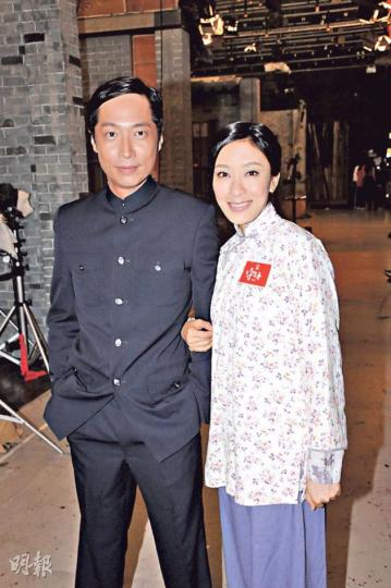楊怡與馬仔在新劇《守業者》再演情侶。(攝影/記者﹕林祖傑) 楊怡與馬仔在新劇《守業者》再演情侶。(攝影/記者﹕林祖傑)