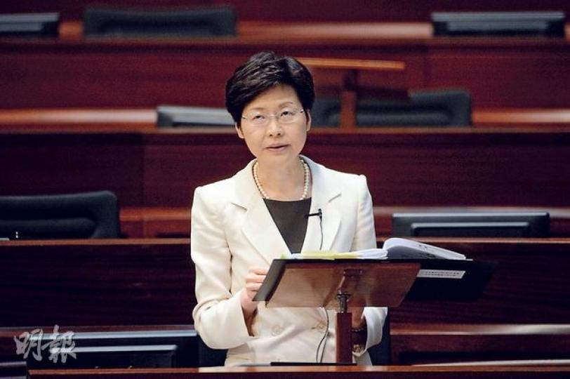 政務司長林鄭月娥(盧翊銘攝) 政務司長林鄭月娥(盧翊銘攝)