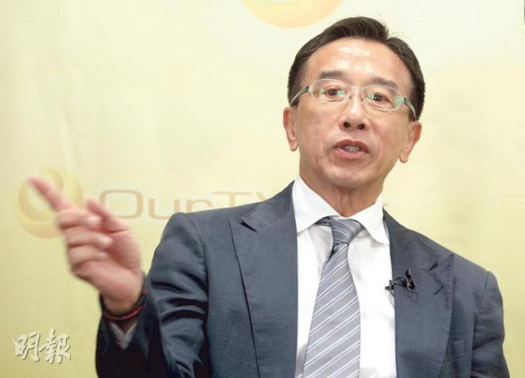 自由黨黨魁田北俊（圖）昨出席網台節目時，指特首梁振英只與行會前成員張震遠、非行會成員的中策組首席顧問邵善波等「三數人」小圈子作重要決策。（郭慶輝攝）
