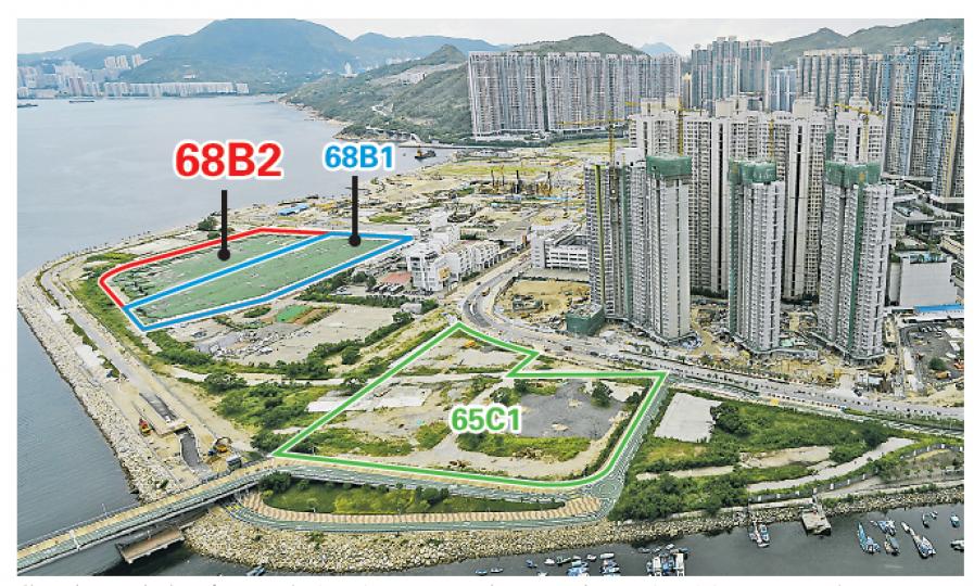 將軍澳區內先後推出12幅官地,涉及約7600伙,近年積極投地的會德豐再下一城,以36.78億元勇奪將軍澳最後一幅官地,即68B2區臨海項目。(葉家豪攝) 將軍澳區內先後推出12幅官地,涉及約7600伙,近年積極投地的會德豐再下一城,以36.78億元勇奪將軍澳最後一幅官地,即68B2區臨海項目。(葉家豪攝)