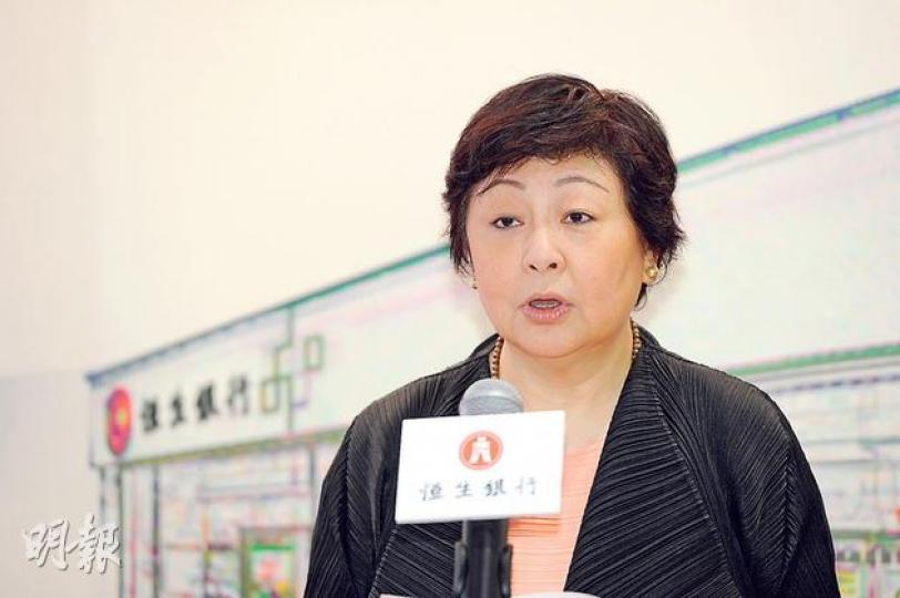 恒生副董事長兼行政總裁李慧敏表示,目前美國通脹率及失業率仍未達到聯儲局認為需加息的水平。(尹錦恩攝) 恒生副董事長兼行政總裁李慧敏表示,目前美國通脹率及失業率仍未達到聯儲局認為需加息的水平。(尹錦恩攝)