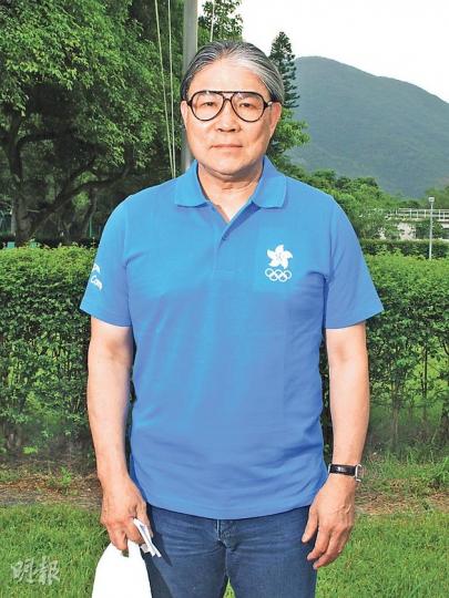 就快做爺爺,難怪霍震霆心情大靚。(攝影/記者:李潔盈) 就快做爺爺,難怪霍震霆心情大靚。(攝影/記者:李潔盈)
