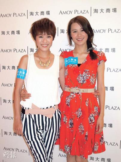 梁嘉琪(左)與黃翠如除了經常一起拍劇,也常常孖住出席活動。(攝影:娛樂組) 梁嘉琪(左)與黃翠如除了經常一起拍劇,也常常孖住出席活動。(攝影:娛樂組)