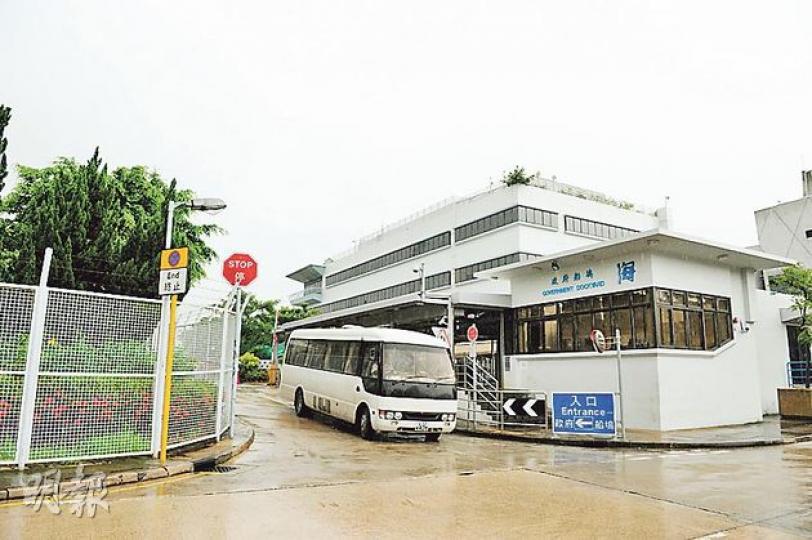 警槍走火事件發生於昂船洲水警分區小隊。（蔡方山攝）