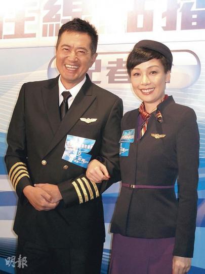 鄧梓峰與江美儀希望《衝II》收視節節上升。（攝影：娛樂組）