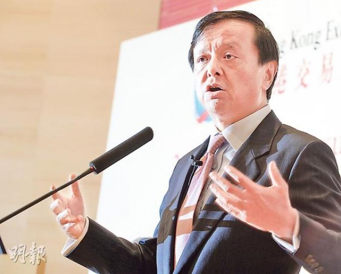 今年LME的財務報表併入港交所業績中,高企的開支推高港交所整體營運支出,港交所行政總裁李小加指出,明年9月LME成立結算所後,開支有望減少,屆時盈利貢獻亦會增加。(劉焌陶攝) 今年LME的財務報表併入港交所業績中,高企的開支推高港交所整體營運支出,港交所行政總裁李小加指出,明年9月LME成立結算所後,開支有望減少,屆時盈利貢獻亦會增加。(劉焌陶攝)