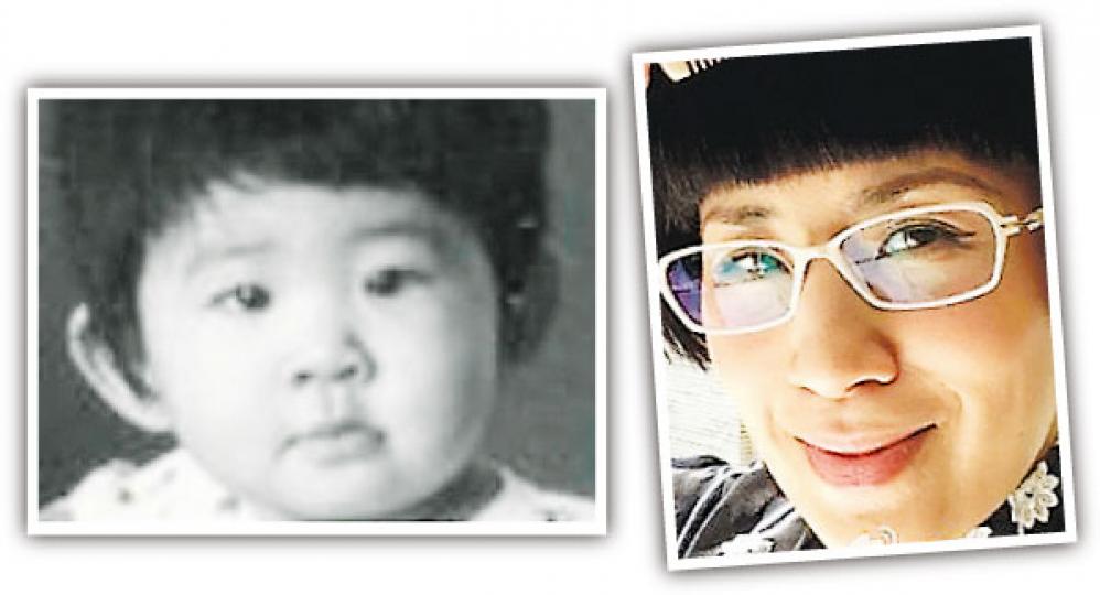 吳君如童年的樣子跟現在一模一樣。(微博圖片) 吳君如童年的樣子跟現在一模一樣。(微博圖片)