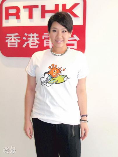 從臉形看,欣宜明顯消瘦不少。(攝影/記者:孫慧莊) 從臉形看,欣宜明顯消瘦不少。(攝影/記者:孫慧莊)