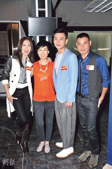 陳敏之(左起)、江美儀、黃宗澤與黃智賢在新劇再結戲緣。(攝影﹕梁迺楠)徐子珊與胡定欣在新劇《點金勝手》中有親吻戲。(攝影﹕梁迺楠) 陳敏之(左起)、江美儀、黃宗澤與黃智賢在新劇再結戲緣。(攝影﹕梁迺楠)徐子珊與胡定欣在新劇《點金勝手》中有親吻戲。(攝影﹕梁迺楠)