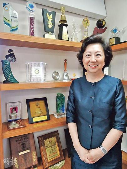 過去20多年,達豐公關總裁梁吳蓓琳成功在台灣為事業打出一片天。(陳悅攝) 過去20多年,達豐公關總裁梁吳蓓琳成功在台灣為事業打出一片天。(陳悅攝)