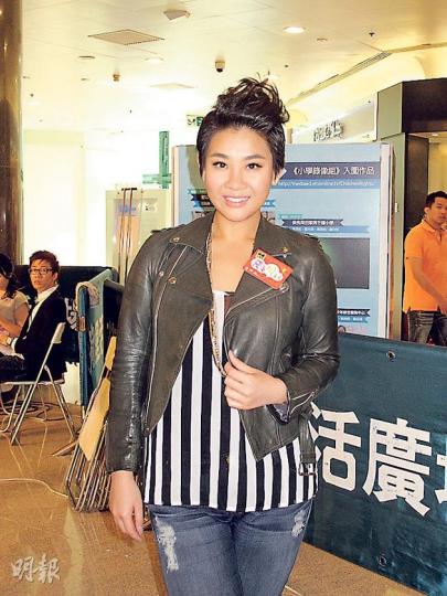 欣宜撐苟芸慧變肥無問題,因為肥或瘦都一樣是靚女。(攝影/記者﹕楊安莉) 欣宜撐苟芸慧變肥無問題,因為肥或瘦都一樣是靚女。(攝影/記者﹕楊安莉)