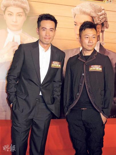 兩位視帝陳豪、黎耀祥主演《法外風雲》，他們對收視充滿信心。（攝影/記者：柯美）