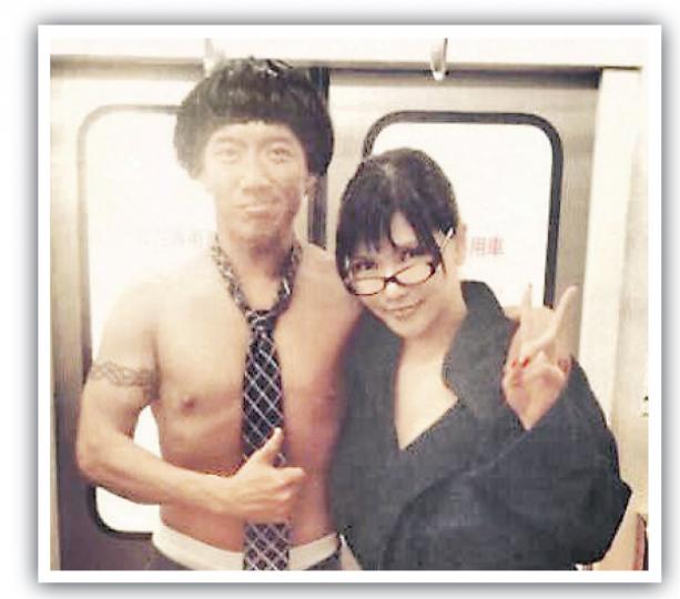 AV女星沖田杏梨讚杜汶澤帥、有趣又和善的人。（微博圖片）杜汶澤受傷，老婆田蕊妮會否心痛？（微博圖片）