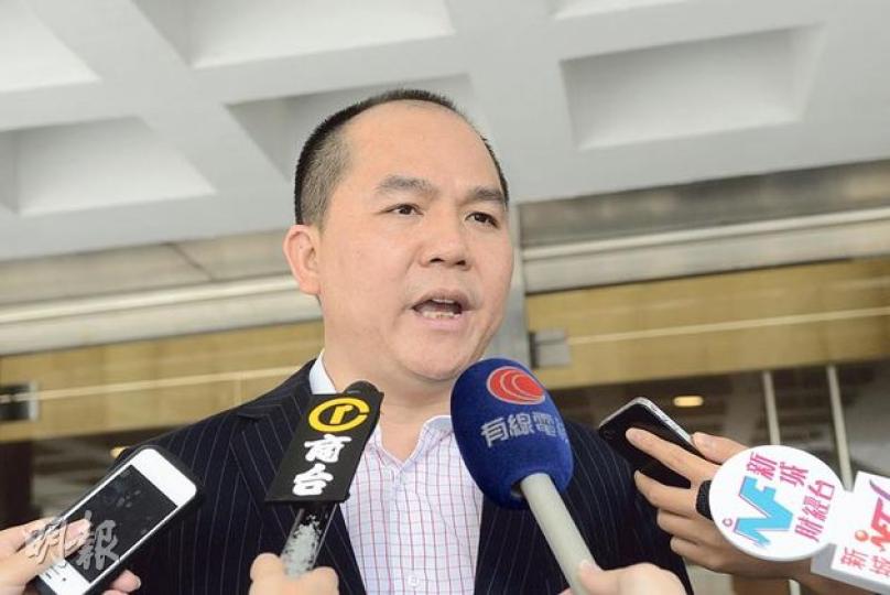 中金再生主席秦志威昨日指出，證監會申請將公司清盤，不符合公眾利益，亦有欠公平及公道。（陳淑安攝）